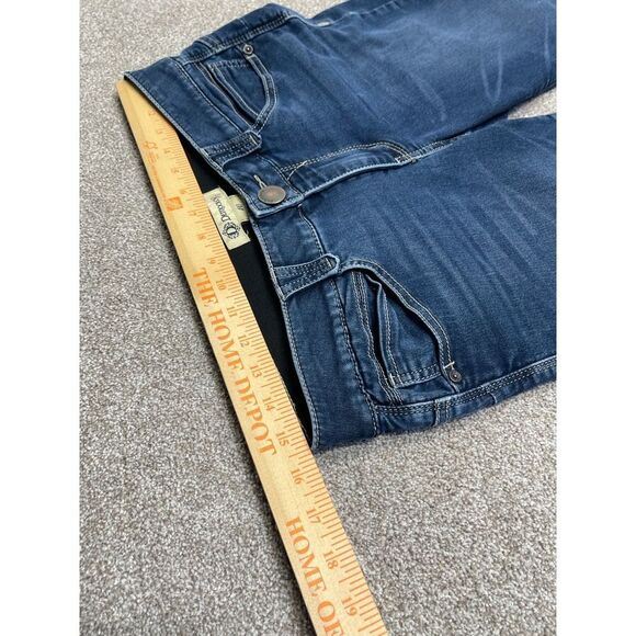 Democracy womens Ab Solution skinny jeans sz 10 9” rise blue jeans stretch denim - Picture 9 of 12